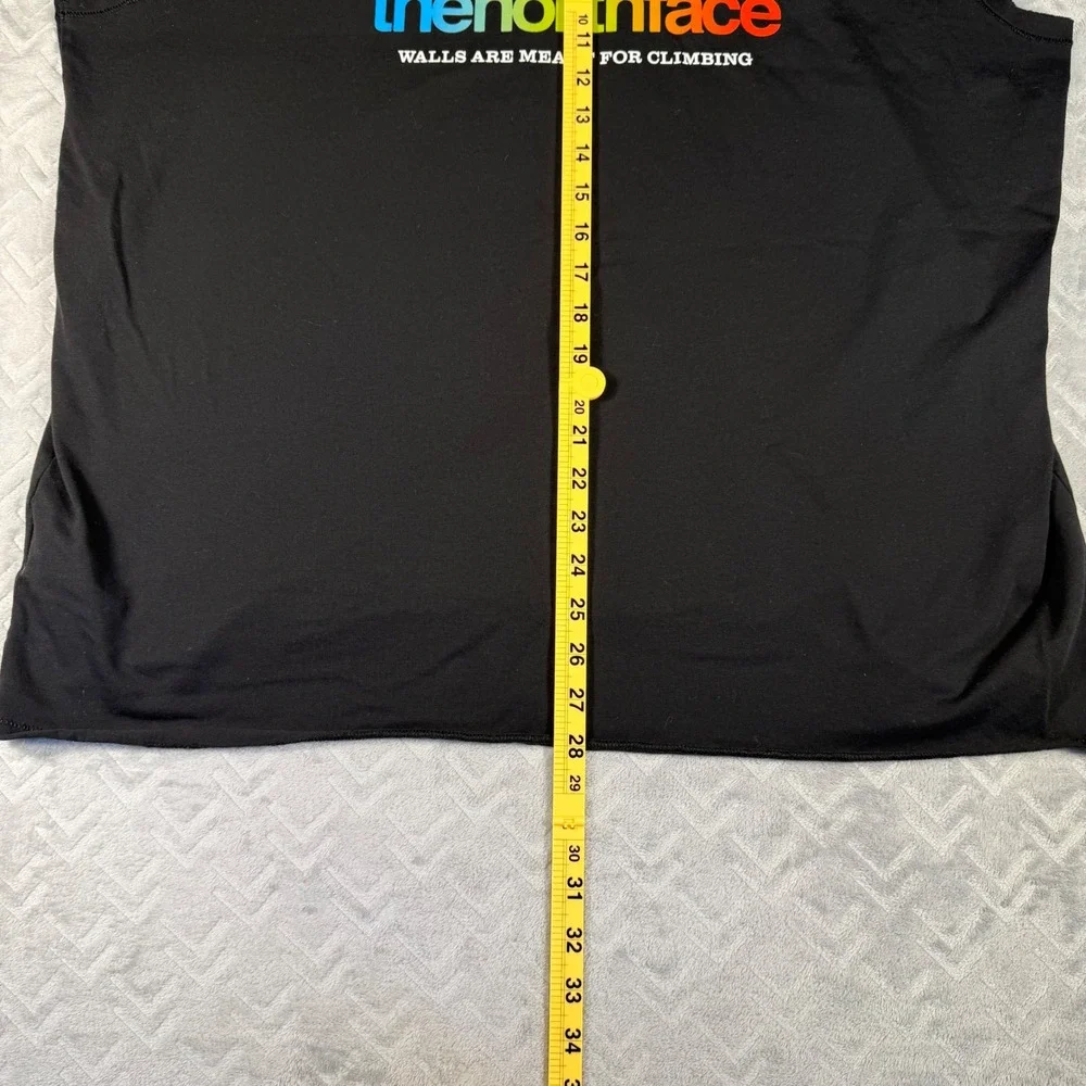 The North Face Muscle Tee Mens XL Black Walls Are Meant For Climbing Shirt